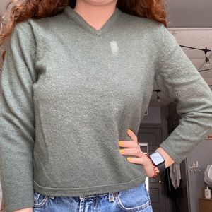 Green sweater